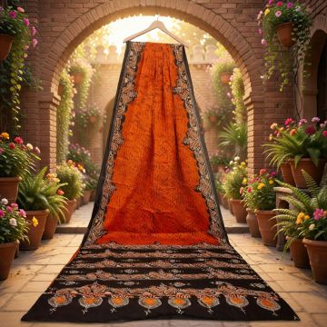 Santiniketani Batik Saree