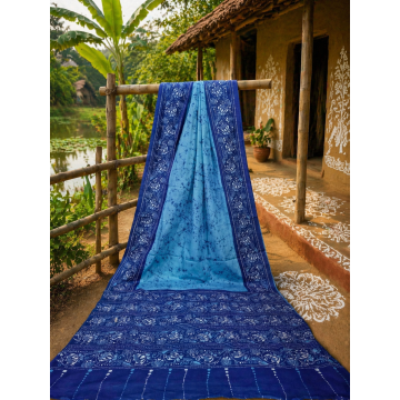 Santiniketani Batik saree