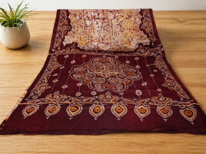 Santiniketani Batik Saree