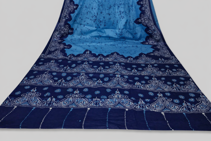 Santiniketani Batik Saree