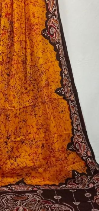 Santiniketani Batik Saree