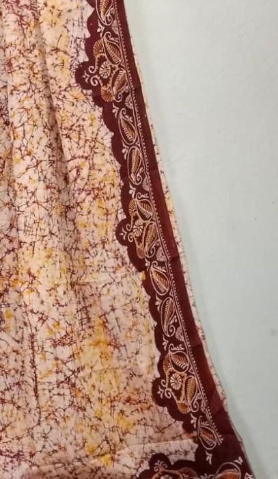 Santiniketani Batik Saree